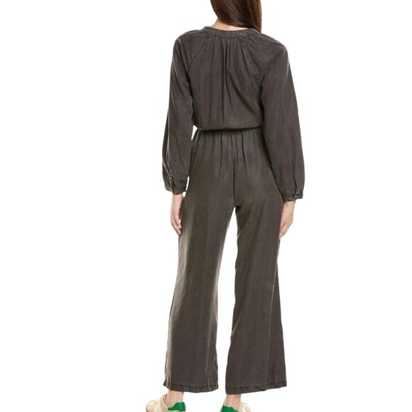 BELLA DAHL  button front raglan jumpsuit Dark Espresso Size Large NWT - Picture 2 of 14